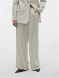 VMMINDY MW WIDE PINSTRIPE LINEN PANT oatmeal