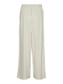 VMMINDY MW WIDE PINSTRIPE LINEN PANT oatmeal