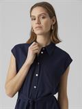 VMMYMILO SL CALF SHIRT DRESS WVN GA navy blazer