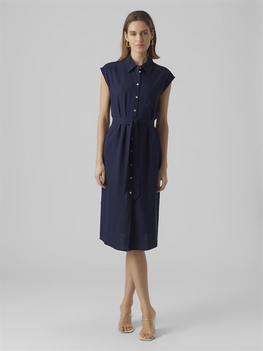 vmmymilo-sl-calf-shirt-dress-wvn-ga-navy-blazer