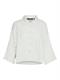 VMNATALI 3/4 CROP SHIRT WVN snow white