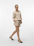 VMNATALI CROP SHIRT WVN GA NOOS silver lining