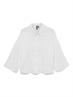 VMNATALI CROP SHIRT WVN GA NOOS snow white