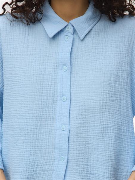VMNATALI CROP SHIRT WVN NOOS airy blue