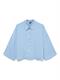 VMNATALI CROP SHIRT WVN NOOS airy blue