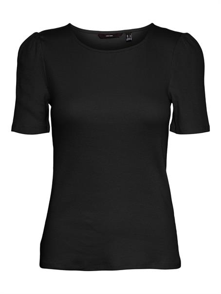 VMNATASHA SS PUFF TOP NOOS black