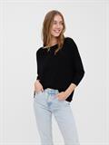 VMNELLIE GLORY 3/4 BOXY BLOUSE GA NOOS black