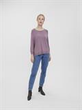 VMNELLIE GLORY 3/4 BOXY BLOUSE GA NOOS elderberry