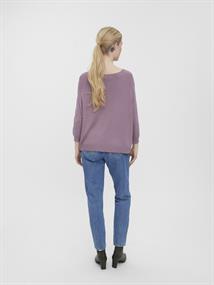 VMNELLIE GLORY 3/4 BOXY BLOUSE GA NOOS elderberry