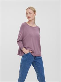 VMNELLIE GLORY 3/4 BOXY BLOUSE GA NOOS elderberry