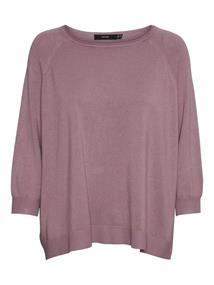 VMNELLIE GLORY 3/4 BOXY BLOUSE GA NOOS elderberry