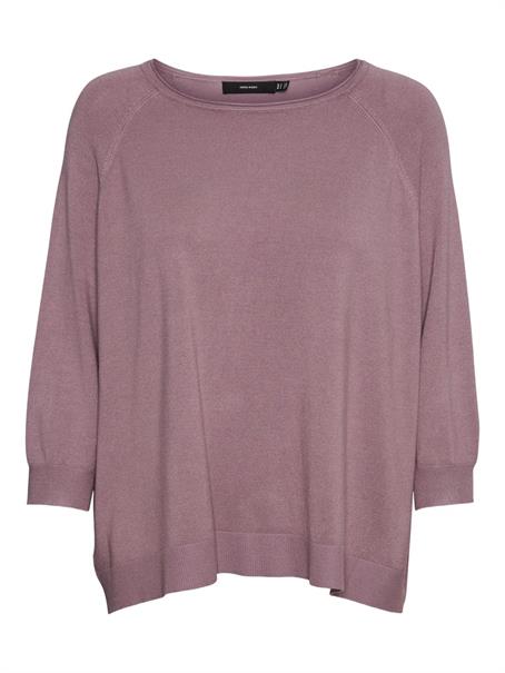 VMNELLIE GLORY 3/4 BOXY BLOUSE GA NOOS elderberry