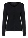 VMNELLIE GLORY LS O-NECK CARDIGAN NOOS black