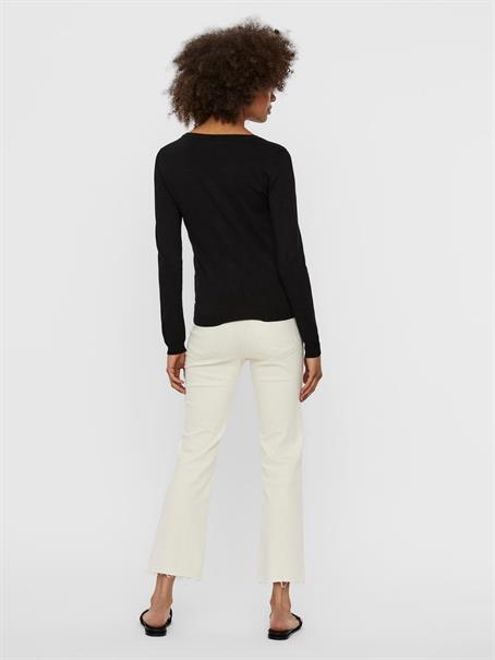 VMNELLIE GLORY LS O-NECK CARDIGAN NOOS black
