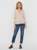 VMNELLIE GLORY LS V-NECK CARDIGAN COLOR sepia rose