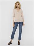 VMNELLIE GLORY LS V-NECK CARDIGAN COLOR sepia rose