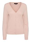 VMNELLIE GLORY LS V-NECK CARDIGAN COLOR sepia rose