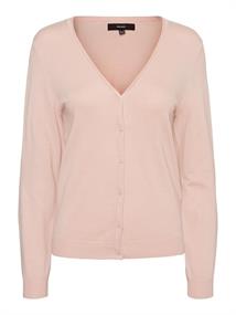 VMNELLIE GLORY LS V-NECK CARDIGAN COLOR sepia rose