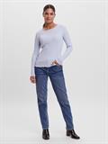 VMNEWAVA L/S O-NECK BABY LOCK TOP EXP cashmere blue