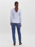 VMNEWAVA L/S O-NECK BABY LOCK TOP EXP cashmere blue