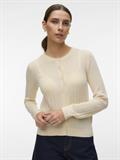 VMNEWLEX POINTELLE LS O-N CARDIGAN birch