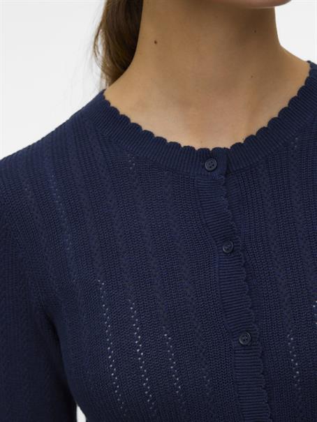 VMNEWLEX POINTELLE LS O-N CARDIGAN navy blazer