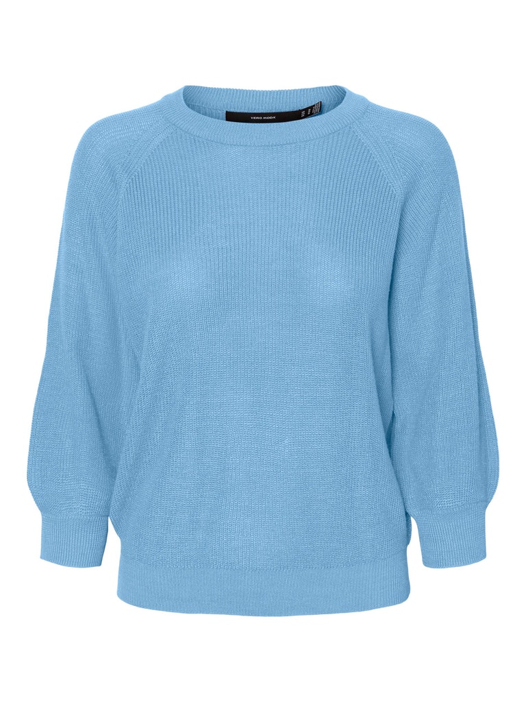 Vero Moda Damen Pullover 10242990 Blue Bell - strickpullover