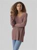 VMNEWLEXSUN LS LONG V-NECK PULLOVER NOOS nostalgia rose