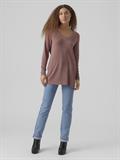 VMNEWLEXSUN LS LONG V-NECK PULLOVER NOOS nostalgia rose