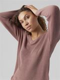 VMNEWLEXSUN LS LONG V-NECK PULLOVER NOOS nostalgia rose