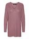 VMNEWLEXSUN LS LONG V-NECK PULLOVER NOOS nostalgia rose