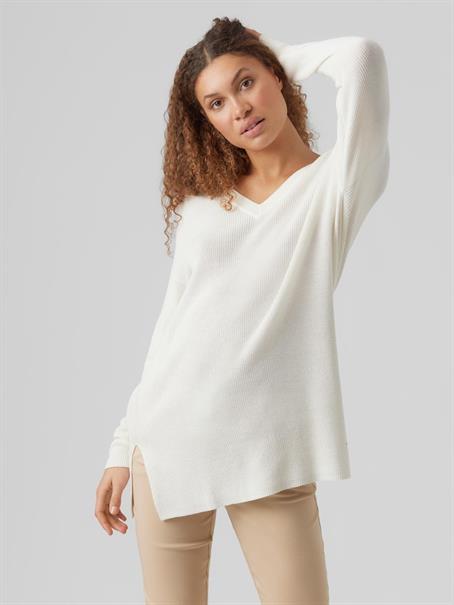 VMNEWLEXSUN LS LONG V-NECK PULLOVER NOOS snow white