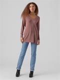 VMNEWLEXSUN LS LONG V-NECK PULLOVER nostalgia rose
