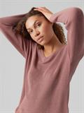 VMNEWLEXSUN LS LONG V-NECK PULLOVER nostalgia rose