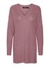 VMNEWLEXSUN LS LONG V-NECK PULLOVER nostalgia rose