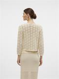 VMNEWVERENA 3/4 V-NECK CARDIGAN BOO birch