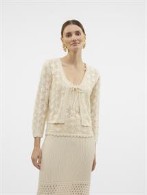 VMNEWVERENA 3/4 V-NECK CARDIGAN BOO birch
