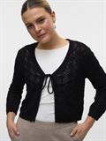 VMNEWVERENA 3/4 V-NECK CARDIGAN BOO black