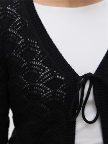 VMNEWVERENA 3/4 V-NECK CARDIGAN BOO black