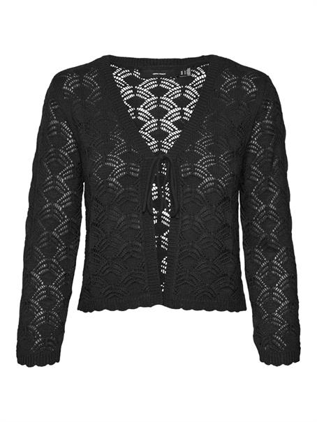 VMNEWVERENA 3/4 V-NECK CARDIGAN BOO black