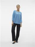 VMNORA 3/4 BOATNECK BLOUSE NOOS bonnie blue