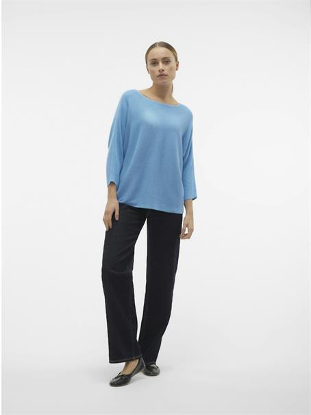 VMNORA 3/4 BOATNECK BLOUSE NOOS bonnie blue