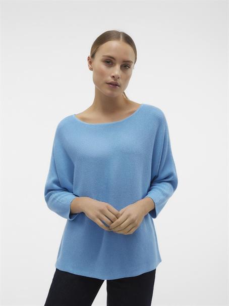 VMNORA 3/4 BOATNECK BLOUSE NOOS bonnie blue