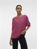 VMNORA 3/4 BOATNECK BLOUSE NOOS raspberry sorbet