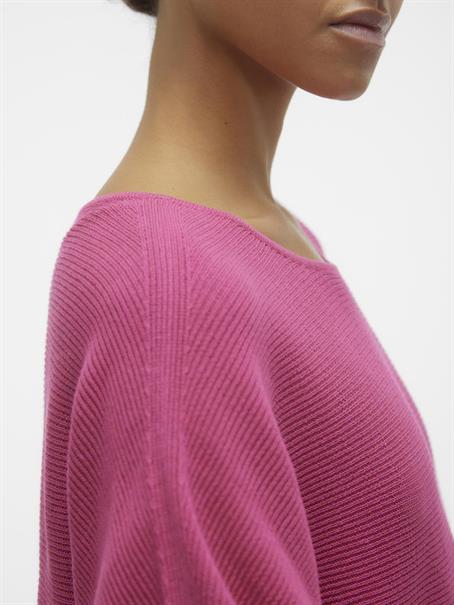VMNORA 3/4 BOATNECK BLOUSE NOOS raspberry sorbet