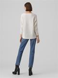 VMNORA 3/4 BOATNECK BLOUSE NOOS snow white