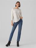 VMNORA 3/4 BOATNECK BLOUSE NOOS snow white