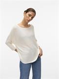 VMNORA 3/4 BOATNECK BLOUSE NOOS snow white