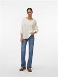 VMNORA 3/4 BOATNECK BLOUSE NOOS snow white