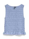VMNORI SMOCK SL TOP WVN brunnera blue